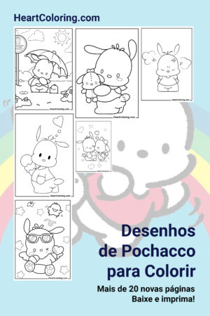 Desenhos de Pochacco para Colorir