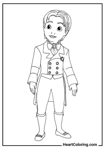 Príncipe James - Desenhos do Princesinha Sofia para Colorir