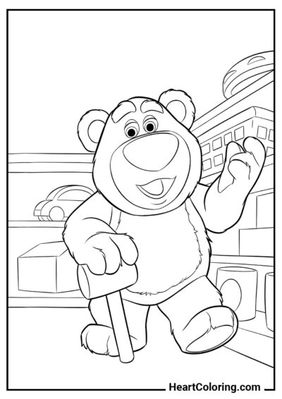 Lotso - Disegni Toy Story da Colorare