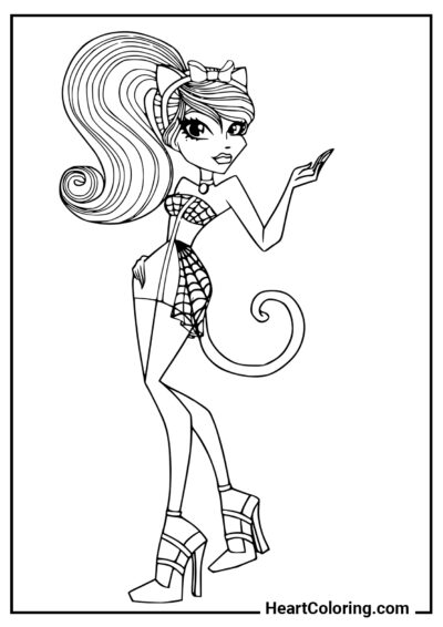 Catrine DeMew - Ausmalbilder von Monster High