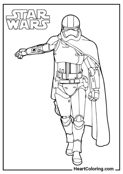 Phasma - Desenhos do Star Wars para Colorir