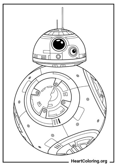 Droide BB-8 - Disegni di Star Wars da Colorare