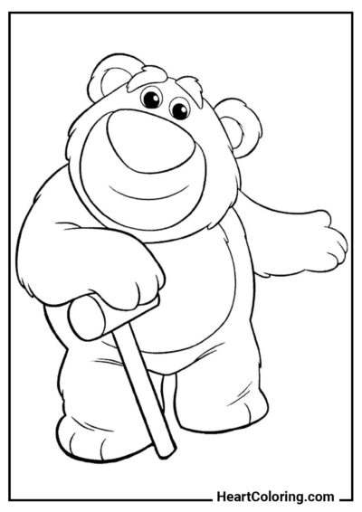 Orso Lotso Abbracci - Disegni Toy Story da Colorare