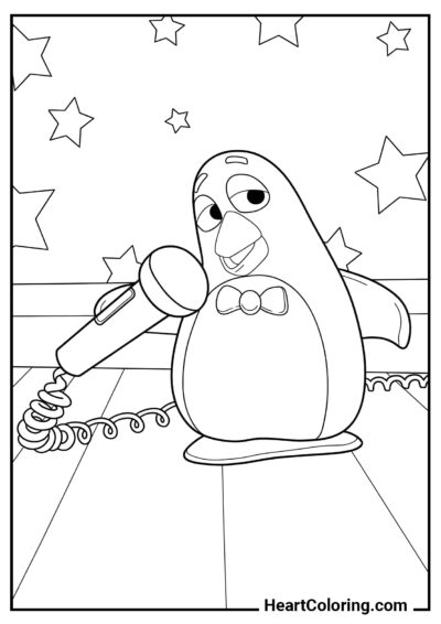 Wheezy, o Pinguim - Desenhos de Toy Story para Colorir