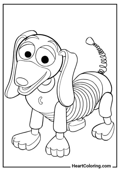 Slinky Dog - Disegni Toy Story da Colorare