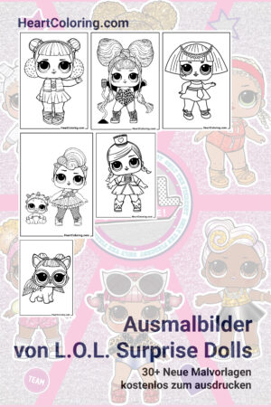 Ausmalbilder von L.O.L. Surprise Dolls