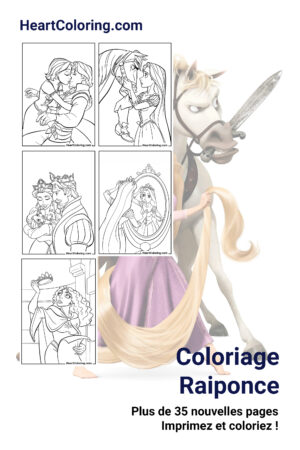 Coloriage Raiponce