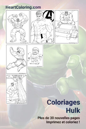 Coloriages Hulk