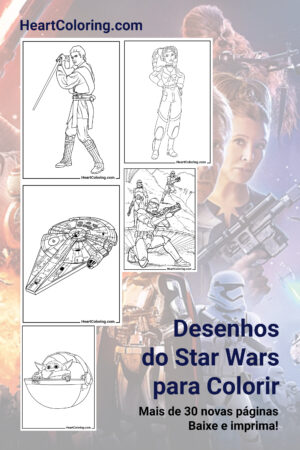 Desenhos do Star Wars para Colorir