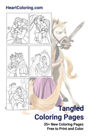 Tangled Coloring Pages