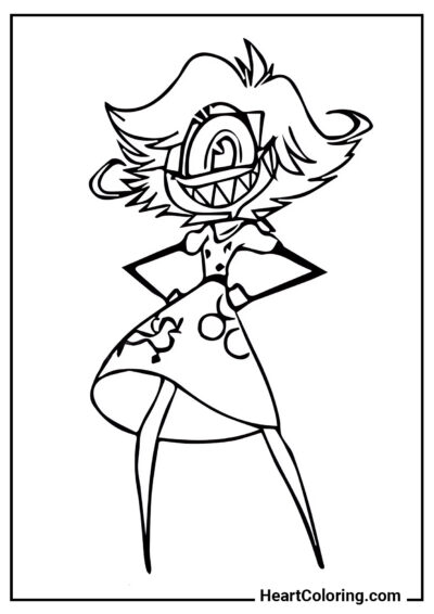 Niffty - Coloriages de Hôtel Hazbin