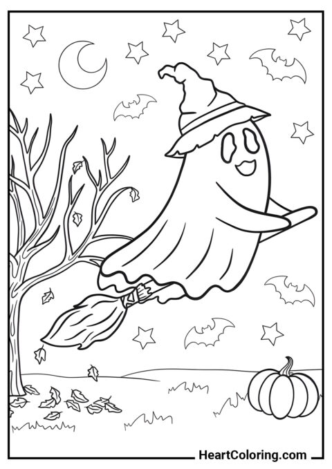 Halloween - Desenhos de Outono para Colorir