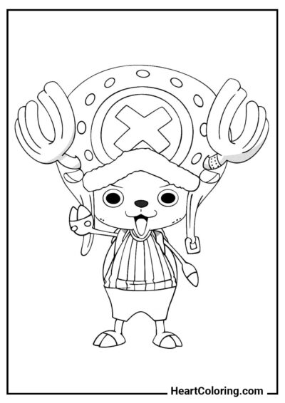 Tony Tony Chopper - Ausmalbilder One Piece