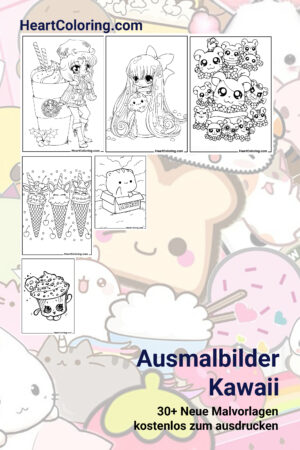 Ausmalbilder Kawaii