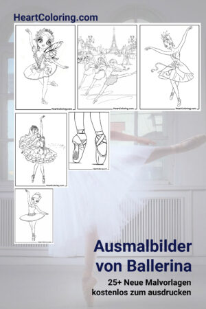 Ausmalbilder von Ballerina