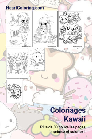 Coloriages Kawaii