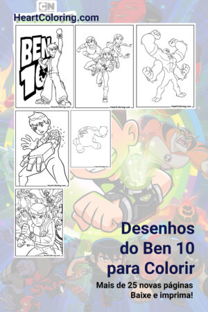 Desenhos do Ben 10 para Colorir