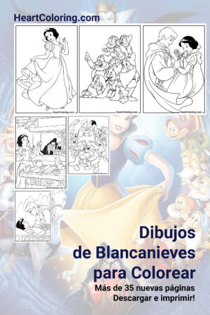 Dibujos de Blancanieves para Colorear