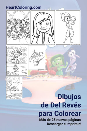 Dibujos de Del Revés para Colorear