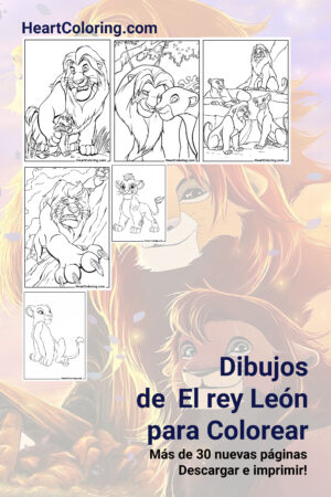 Dibujos de El rey león para Colorear