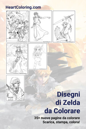 Disegni di Zelda da Colorare