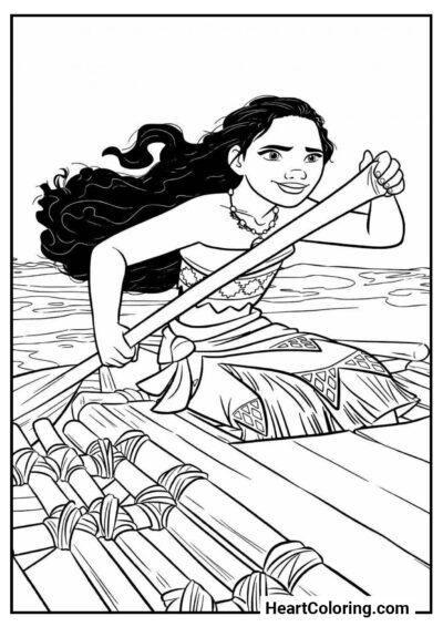 Moana - Desenhos de Moana para Colorir